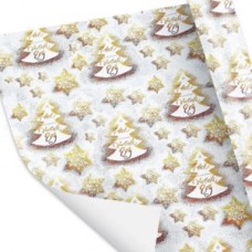 Бумага упаковочная глянцевая "Всё исполнит Новый год", 70*100 см